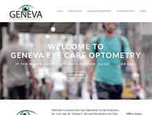 Tablet Screenshot of genevaeyecare.com